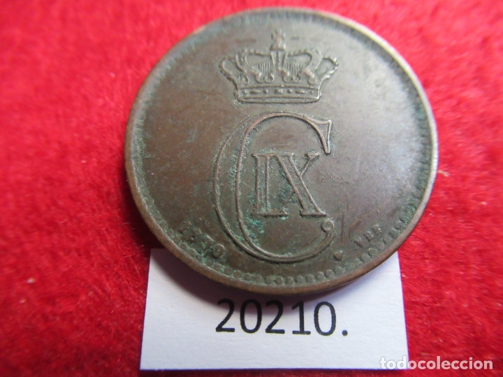 Monedas antiguas de Europa: Dinamarca 5 ore 1899 - Foto 1