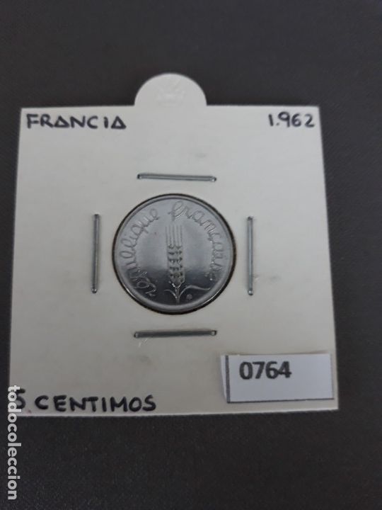 Monedas antiguas de Europa: Francia 5 c&eacute;ntimos 1962 - Foto 1
