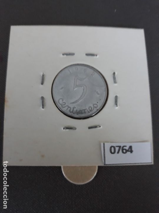 Monedas antiguas de Europa: Francia 5 c&eacute;ntimos 1962 - Foto 2