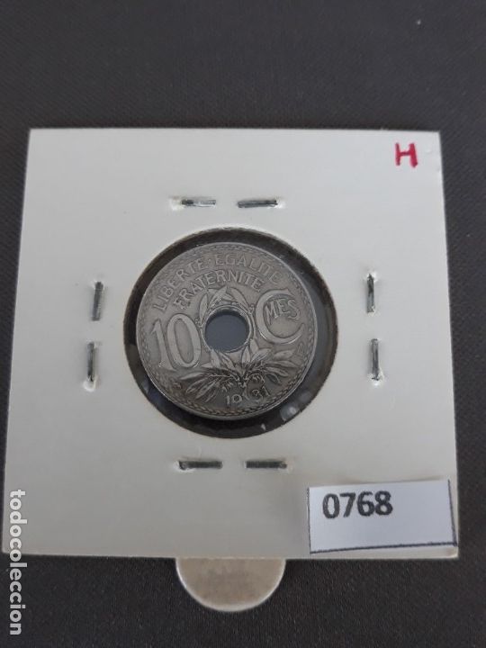 Monedas antiguas de Europa: Francia 10 c&eacute;ntimos 1931 - Foto 2