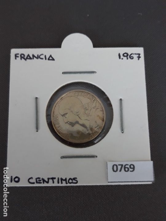 Monedas antiguas de Europa: Francia 10 c&eacute;ntimos 1967 - Foto 1