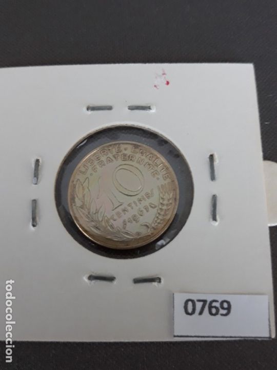 Monedas antiguas de Europa: Francia 10 c&eacute;ntimos 1967 - Foto 2