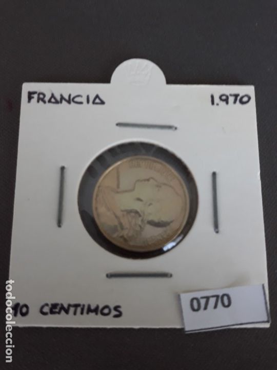 Monedas antiguas de Europa: Francia 10 c&eacute;ntimos 1970 - Foto 1