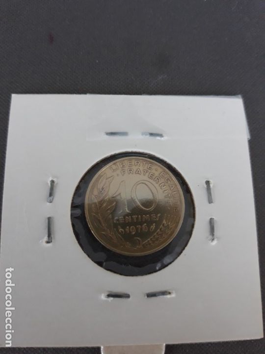 Monedas antiguas de Europa: Francia 10 c&eacute;ntimos 1970 - Foto 2