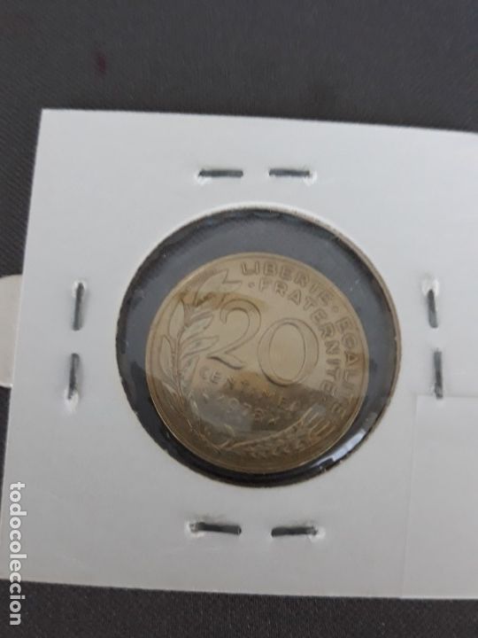 Monedas antiguas de Europa: Francia 20 c&eacute;ntimos 1978 - Foto 2