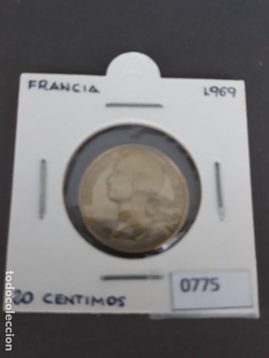 Monedas antiguas de Europa: Francia 20 c&eacute;ntimos 1969 - Foto 1