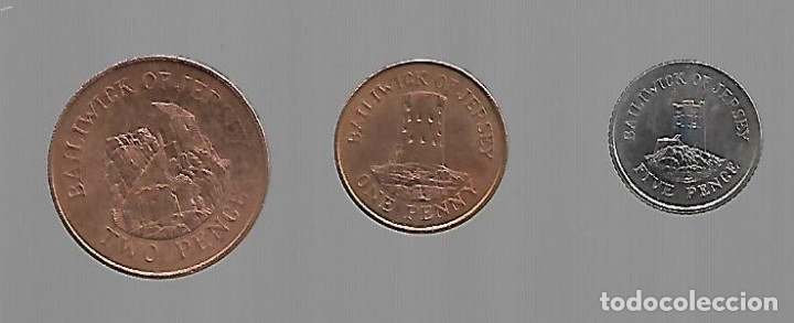 Monedas antiguas de Europa: MONEDAS DE JERSEY - Foto 1