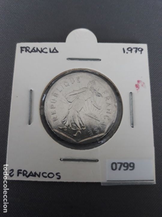 Monedas antiguas de Europa: Francia 2 francos 1979 - Foto 1