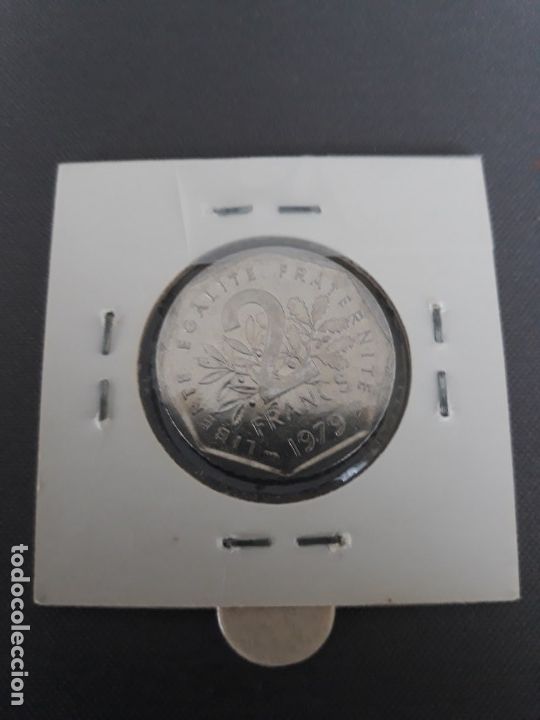 Monedas antiguas de Europa: Francia 2 francos 1979 - Foto 2