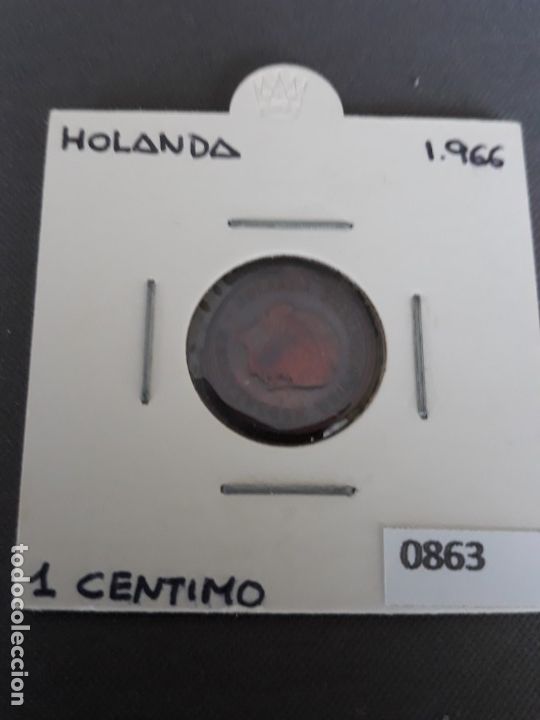 Monedas antiguas de Europa: Holanda 1 c&eacute;ntimo 1966 - Foto 1