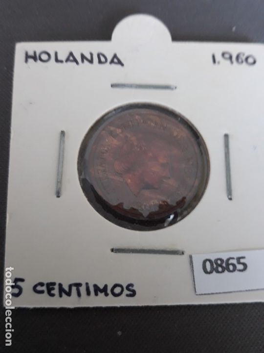 Monedas antiguas de Europa: Holanda 5 c&eacute;ntimos 1960 - Foto 1