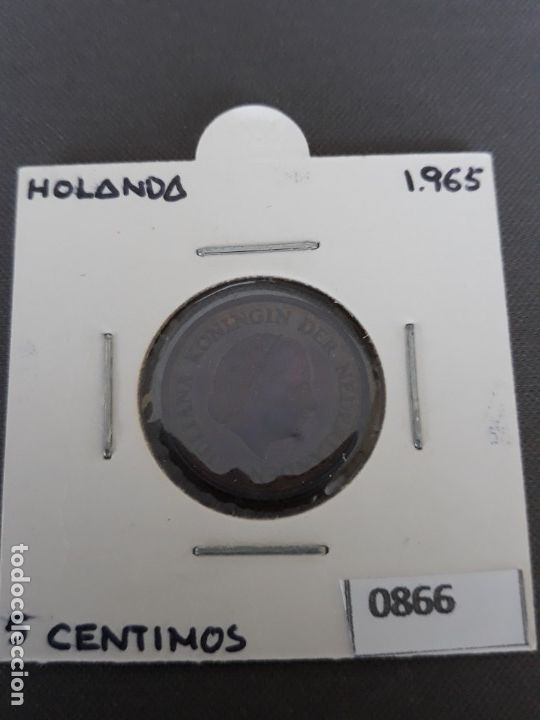 Monedas antiguas de Europa: Holanda 5 c&eacute;ntimos 1965 - Foto 1