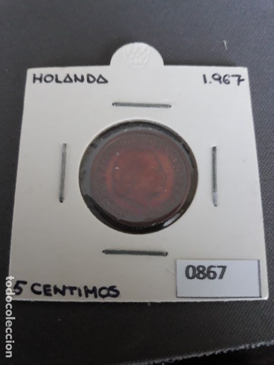 Monedas antiguas de Europa: Holanda 5 c&eacute;ntimos 1967 - Foto 1