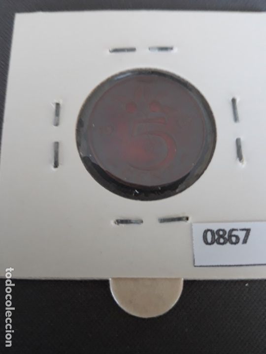 Monedas antiguas de Europa: Holanda 5 c&eacute;ntimos 1967 - Foto 2