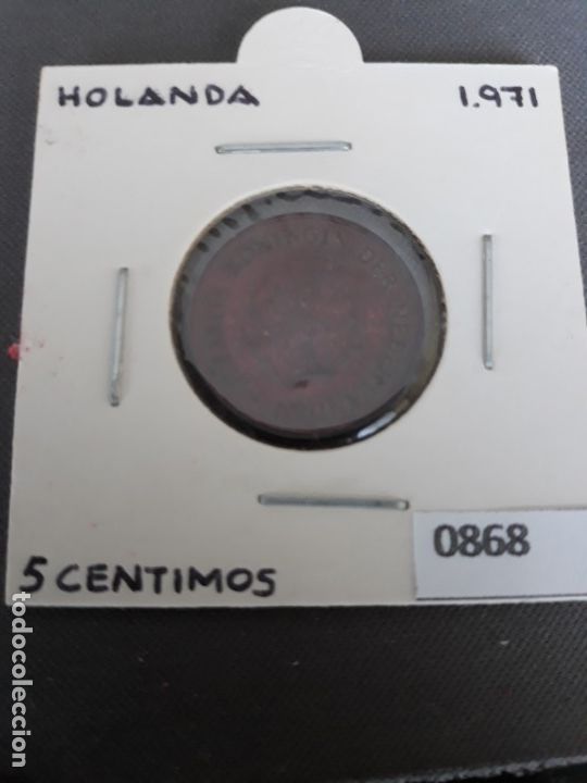 Monedas antiguas de Europa: Holanda 5 c&eacute;ntimos 1971 - Foto 1