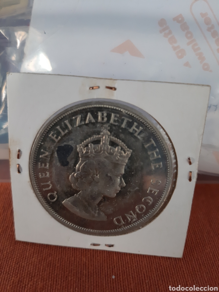 Monedas antiguas de Europa: Isla de jersey 1966 five e shillngs - Foto 2