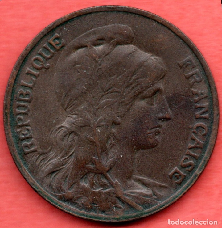 Monedas antiguas de Europa: FRANCIA : 10 Centimos 1908 - Foto 1