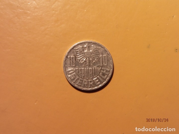 Monedas antiguas de Europa: AUSTRIA 10 GROSCHEN 1959 - BC - Foto 1