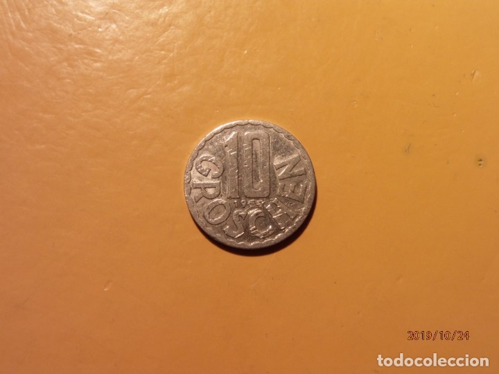 Monedas antiguas de Europa: AUSTRIA 10 GROSCHEN 1959 - BC - Foto 2