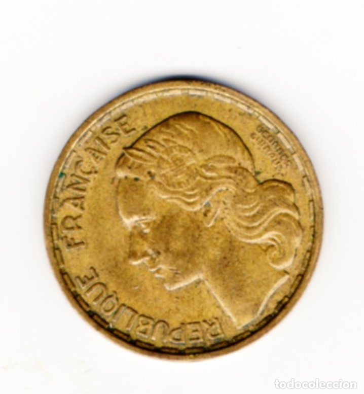 Monedas antiguas de Europa: 20 francs 1950 b - Foto 1