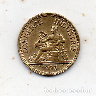 Monedas antiguas de Europa: Francia. 50 C&eacute;ntimos. A&ntilde;o 1925. Sin Circular. - Foto 2