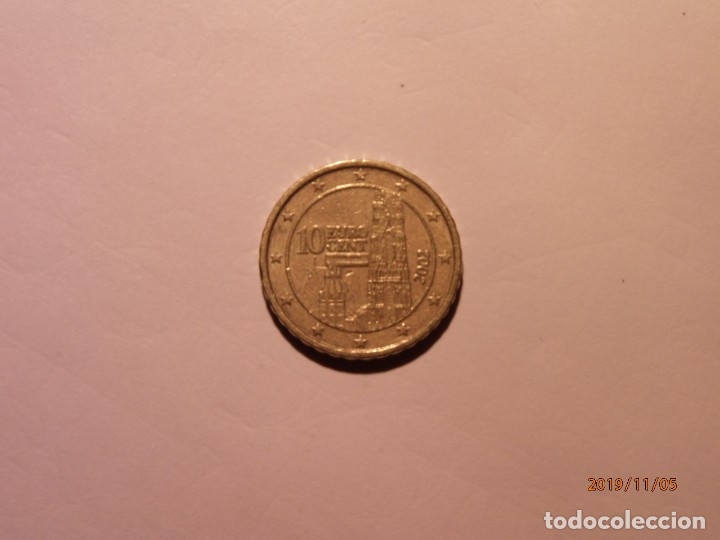 Monedas antiguas de Europa: AUSTRIA 10 C&Eacute;NTIMOS 2002 - BC. - Foto 1