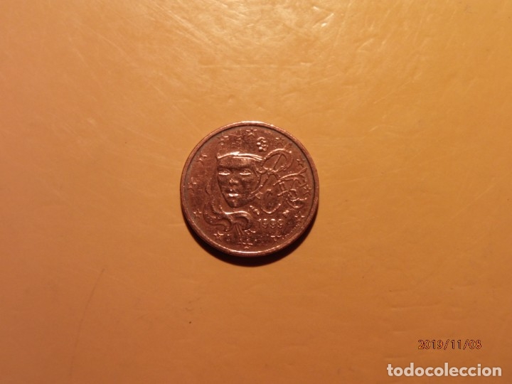 Monedas antiguas de Europa: FRANCIA 2 C&Eacute;NTIMOS 1999 - BC. - Foto 1