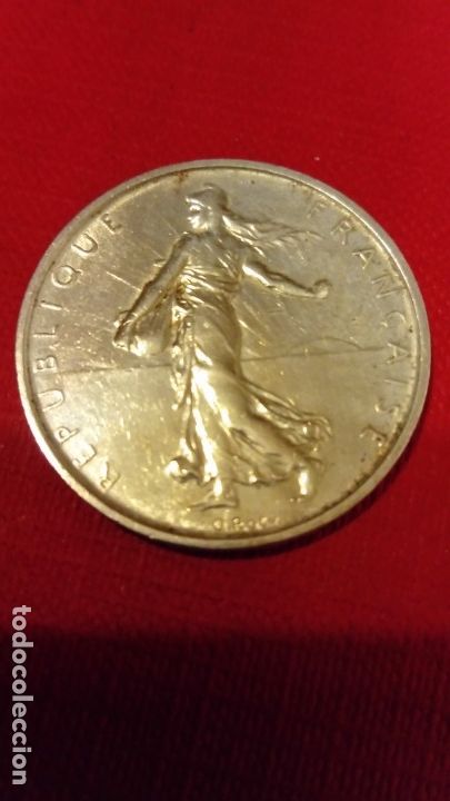 Monedas antiguas de Europa: Monedas de plata de 5 y 10 Francos - Foto 3