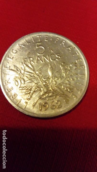 Monedas antiguas de Europa: Monedas de plata de 5 y 10 Francos - Foto 4