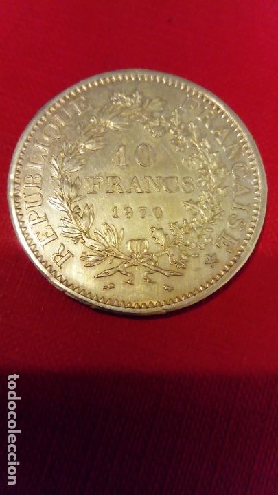 Monedas antiguas de Europa: Monedas de plata de 5 y 10 Francos - Foto 6