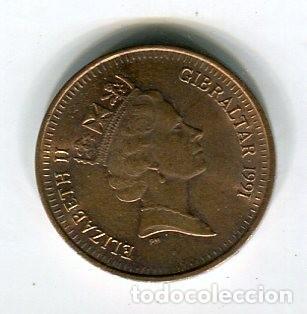 Monedas antiguas de Europa: GIBRALTAR 1 CENT A&Ntilde;O 1991 - Foto 2