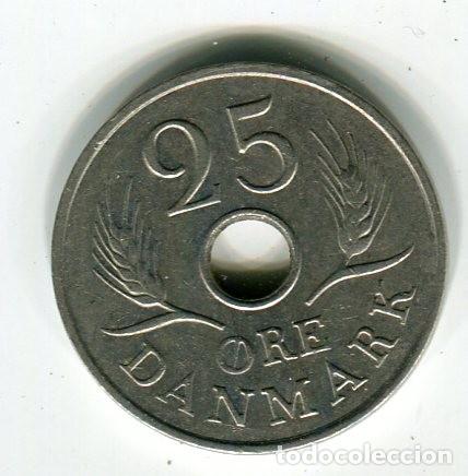 Monedas antiguas de Europa: DINAMARCA 25 ORE A&Ntilde;O 1967 - Foto 1