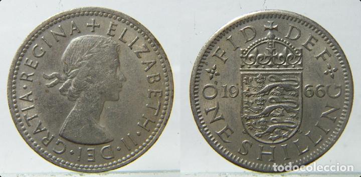 Monedas antiguas de Europa: MONEDA DE INGLATERRA 1  SHILLING 1966 - Foto 1