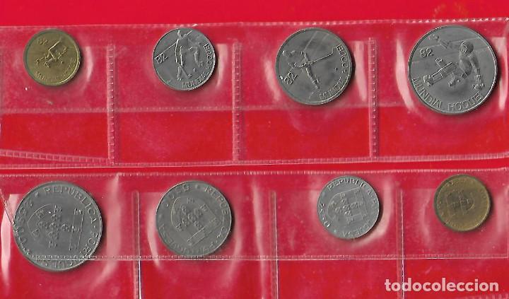 Monedas antiguas de Europa: PORTUGAL JUEGO 4 MONEDAS 25,5, 2,5 y 1 escudo HOCKEY 1982
