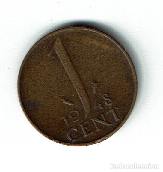Monedas antiguas de Europa: HOLANDA 1 CENT 1948 - Foto 1