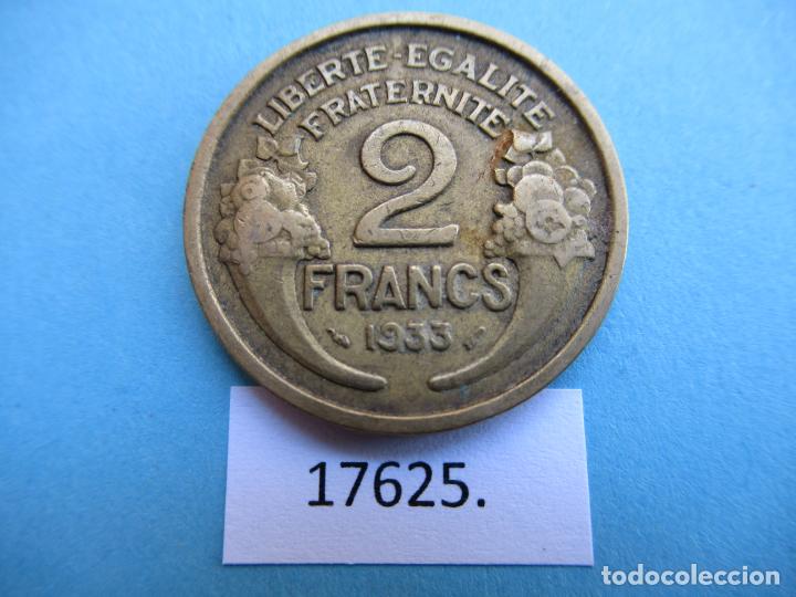 Monedas antiguas de Europa: Francia 2 francos 1933 - Foto 2