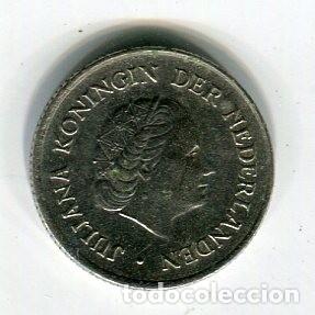 Monedas antiguas de Europa: HOLANDA 25 CENT A&Ntilde;O 1970 (1) - Foto 2
