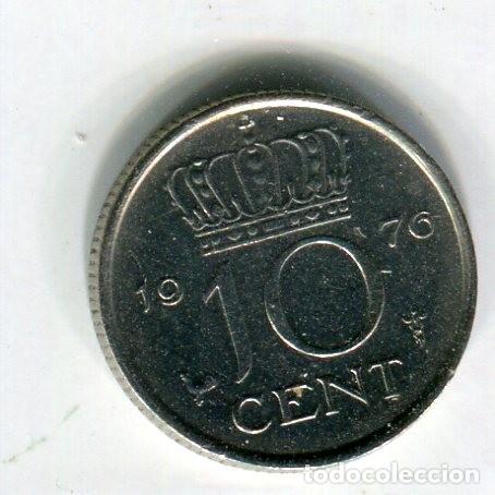 Monedas antiguas de Europa: HOLANDA 10 CENT A&Ntilde;O 1976 - Foto 1