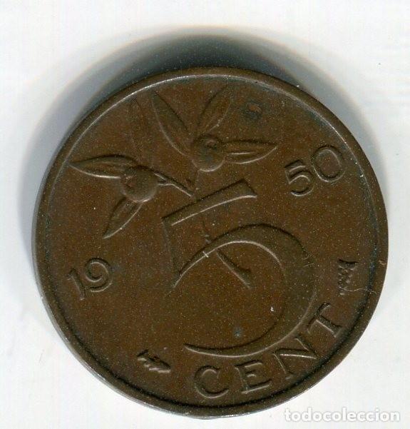 Monedas antiguas de Europa: HOLANDA 5 CENTIMOS A&Ntilde;O 1950 - Foto 1