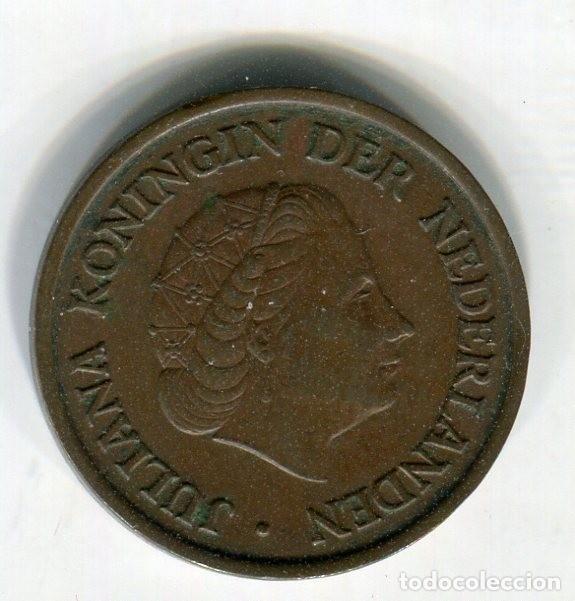 Monedas antiguas de Europa: HOLANDA 5 CENTIMOS A&Ntilde;O 1950 - Foto 2