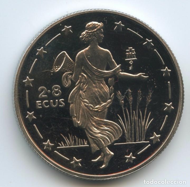 Monedas antiguas de Europa: GIBRALTAR 2,8 ECUS 1994 - Foto 1