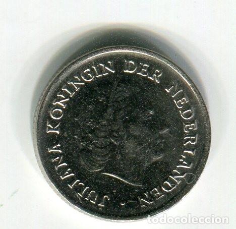 Monedas antiguas de Europa: HOLANDA 10 CENT A&Ntilde;O 1975 - Foto 2