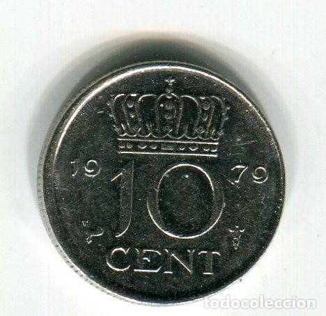 Monedas antiguas de Europa: HOLANDA 10 CENT A&Ntilde;O 1979 - Foto 1