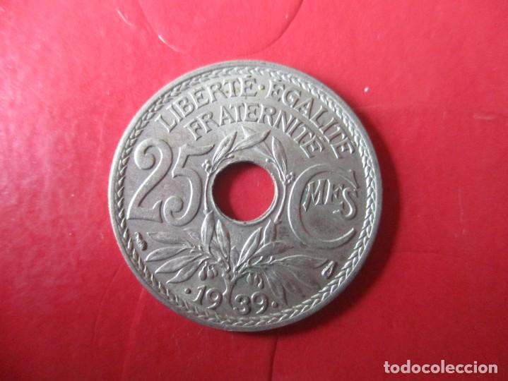 Monedas antiguas de Europa: Francia. 25 centimos 1939 - Foto 1