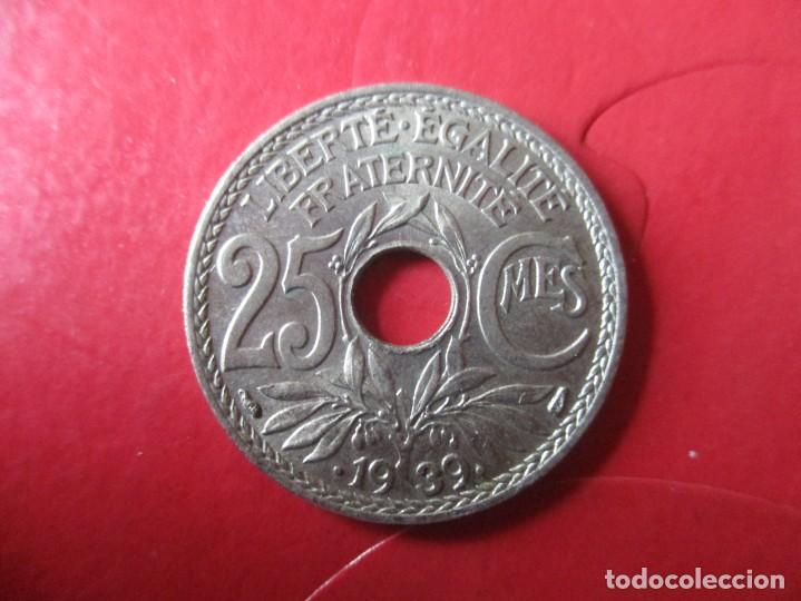 Monedas antiguas de Europa: Francia. 25 centimos 1939 - Foto 1