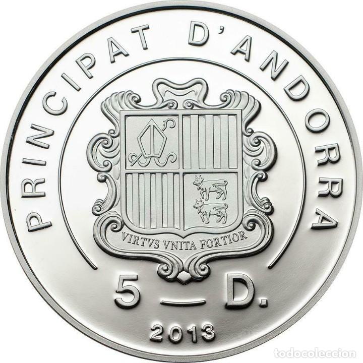 Monedas antiguas de Europa: ANDORRA 5 DINERS 2013 - Foto 2