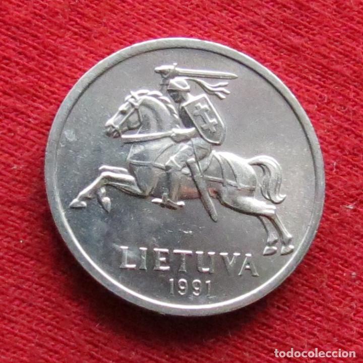 Monedas antiguas de Europa: Lituania 1 centas 1991 unc - Foto 2