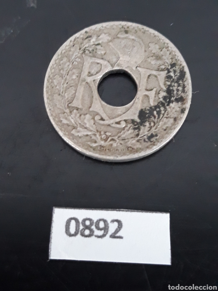 Monedas antiguas de Europa: Francia 10 c&eacute;ntimos 1925 - Foto 1