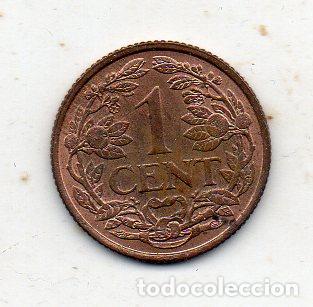 Monedas antiguas de Europa: Holanda. 1 C&eacute;ntimo. A&ntilde;o 1941. Sin circular. - Foto 2