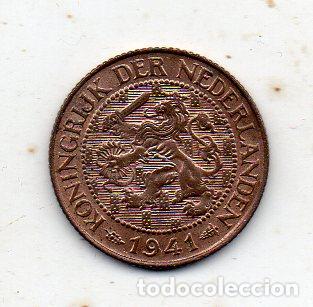 Monedas antiguas de Europa: Holanda. 1 C&eacute;ntimo. A&ntilde;o 1941. Sin circular. - Foto 1